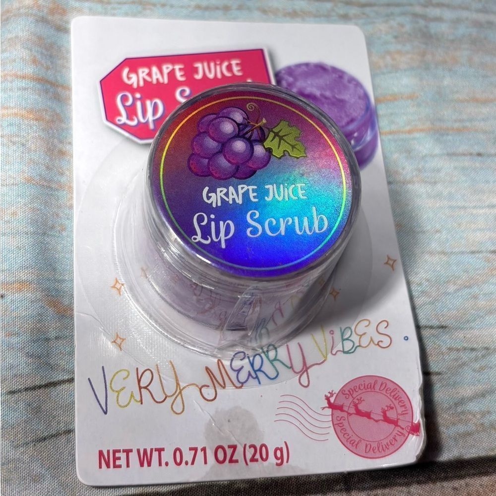 New Grape Juice Lip Scrub - Holographic Jar